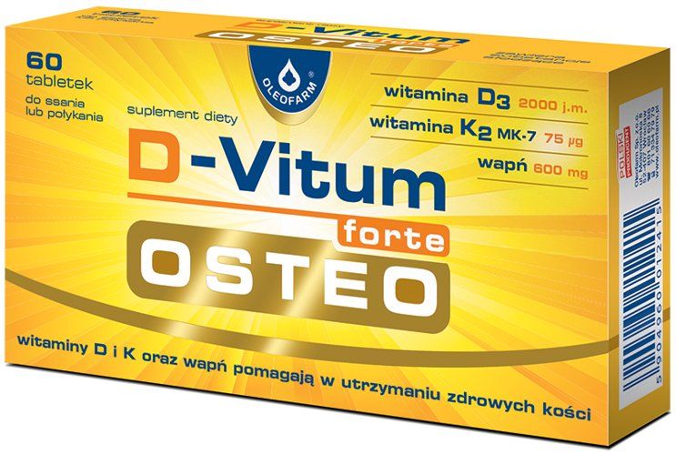 D Vitum Forte Osteo Wapń Wit D3 K2 7315751292
