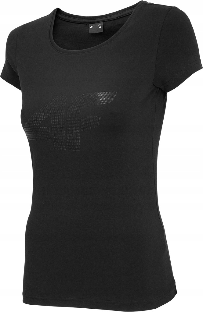 T-shirt damski 4F TSD005 bawełniany czarny S