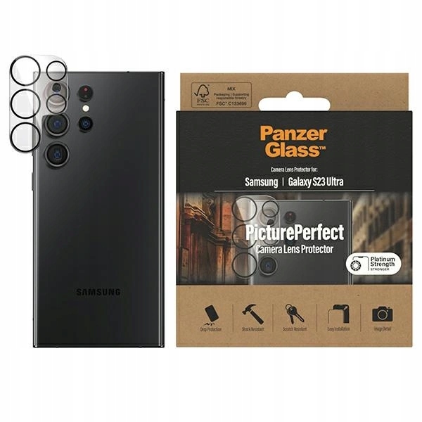 Ochrona aparatu PanzerGlass Picture Perfect na Samsung Galaxy S23 Ultra
