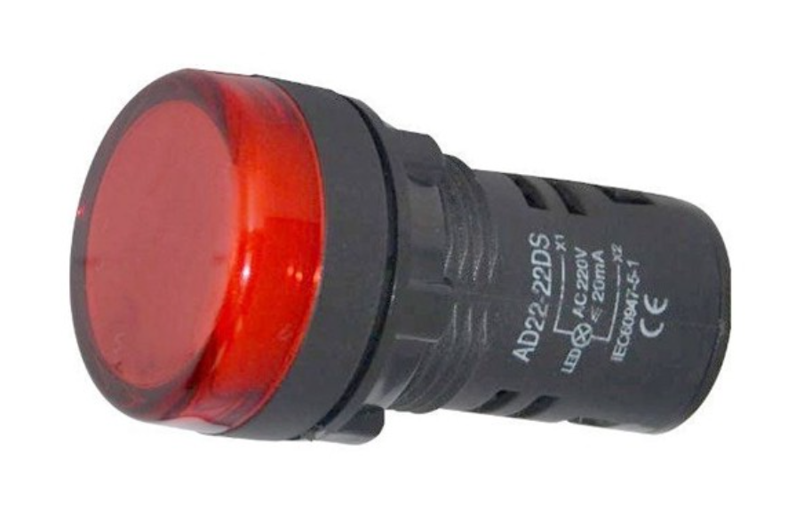 Купить ИНДИКАТОР КРАСНАЯ КОНТРОЛЬНАЯ ЛАМПОЧКА 230В: отзывы, фото и ...