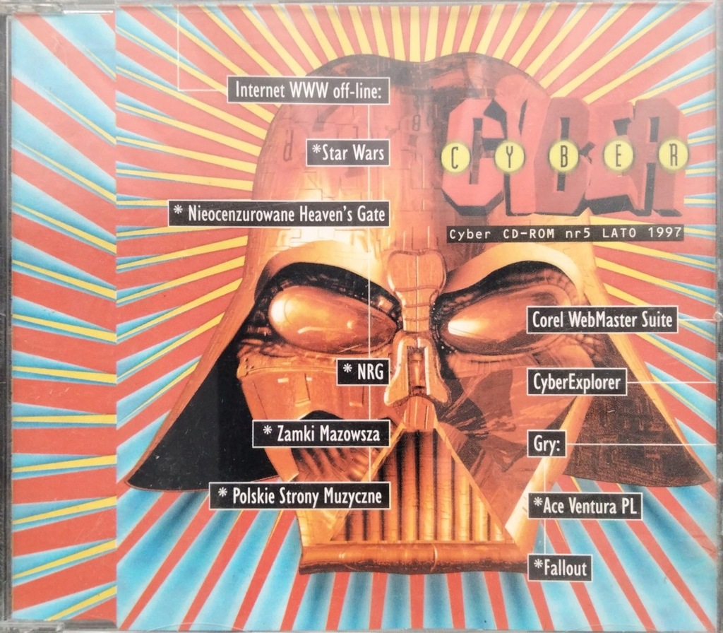 CYBER płyta CD LATO 1997 gry cyberexplorer płyta z czasopisma Cyber