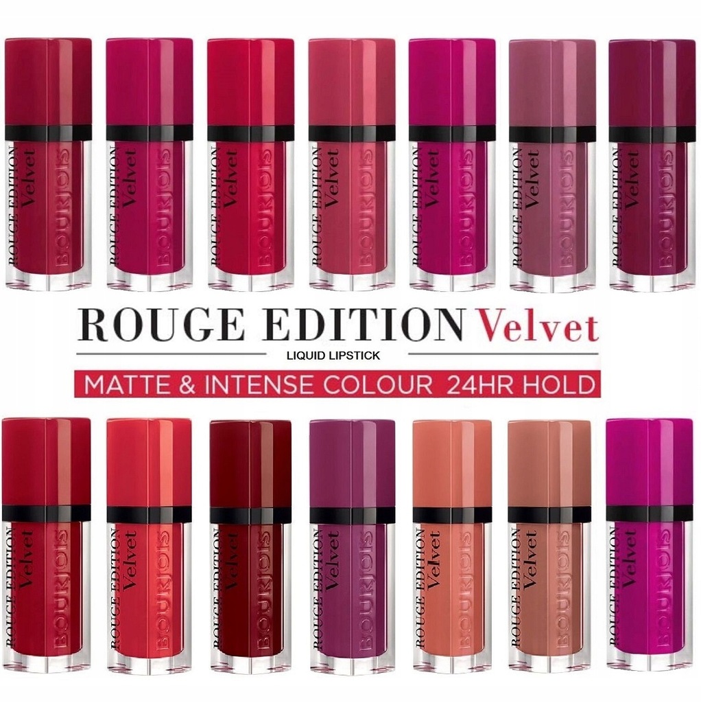 BOURJOIS ROUGE VELVET ZESTAW 5 POMADEK MATOWYCH