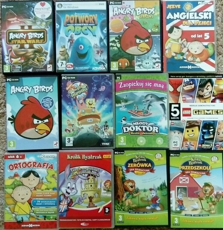 14 Gier Pc Dla Dzieci Zestaw Edukacyjne Gratis 7814994418 Oficjalne Archiwum Allegro