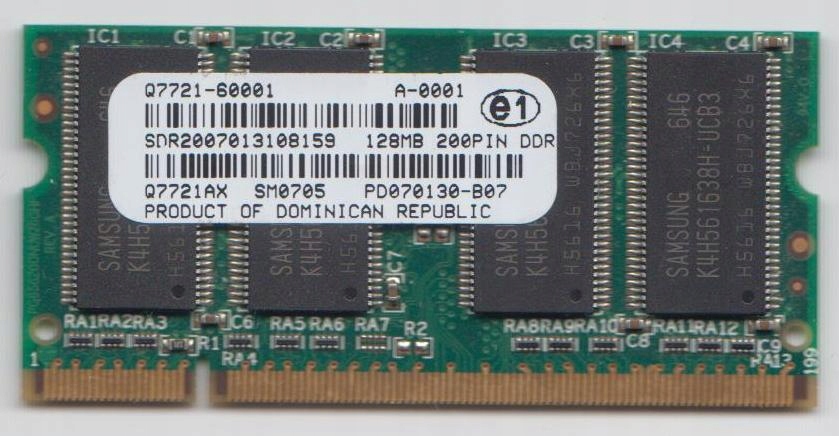 HP Q7721AX 128MB DDR266 PC2100 DO DRUKARKI