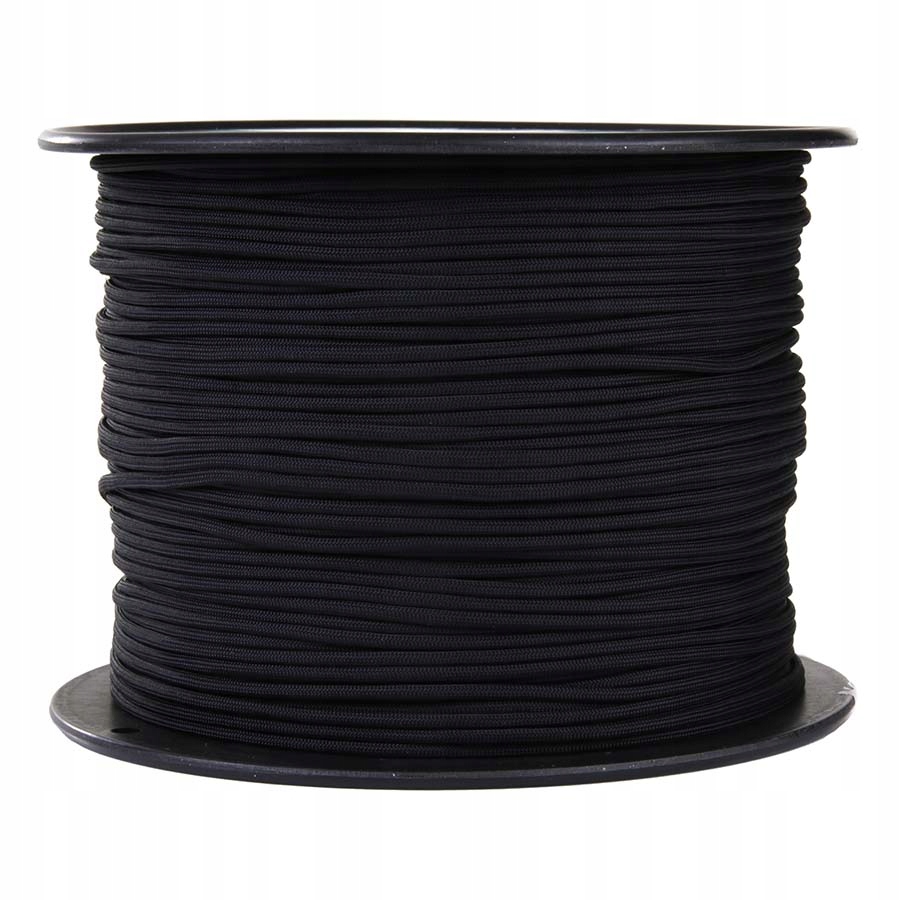 PARACORD Linka 550 oryginał 300 metrów 4 mm black