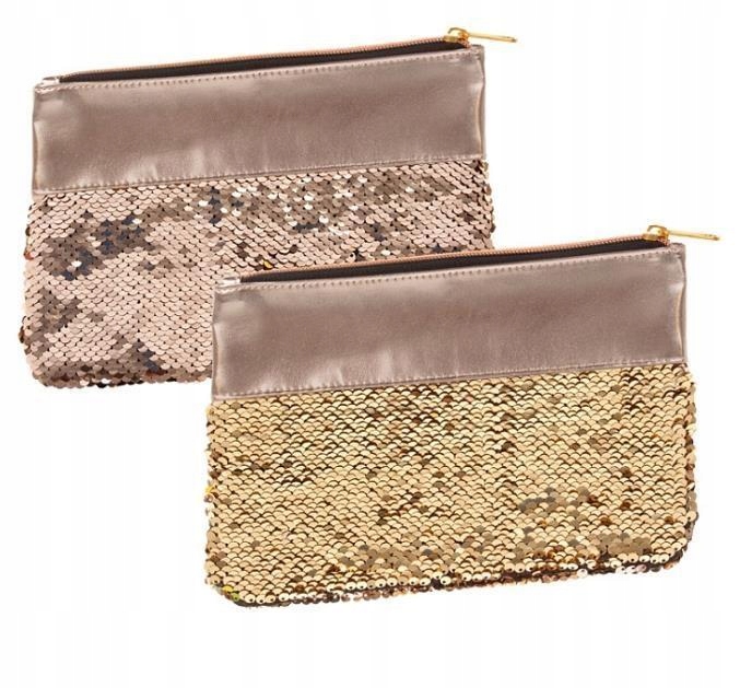 Piórnik saszetka cekiny