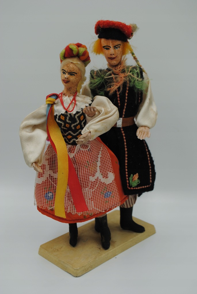 CEPELIA Lalka regionalna Krakowiak Krakowianka PRL