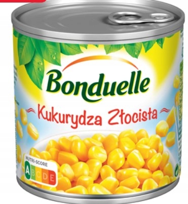 BONDUELLE KUKURYDZA ZŁOCISTA BONDUELLE 340 G 3X