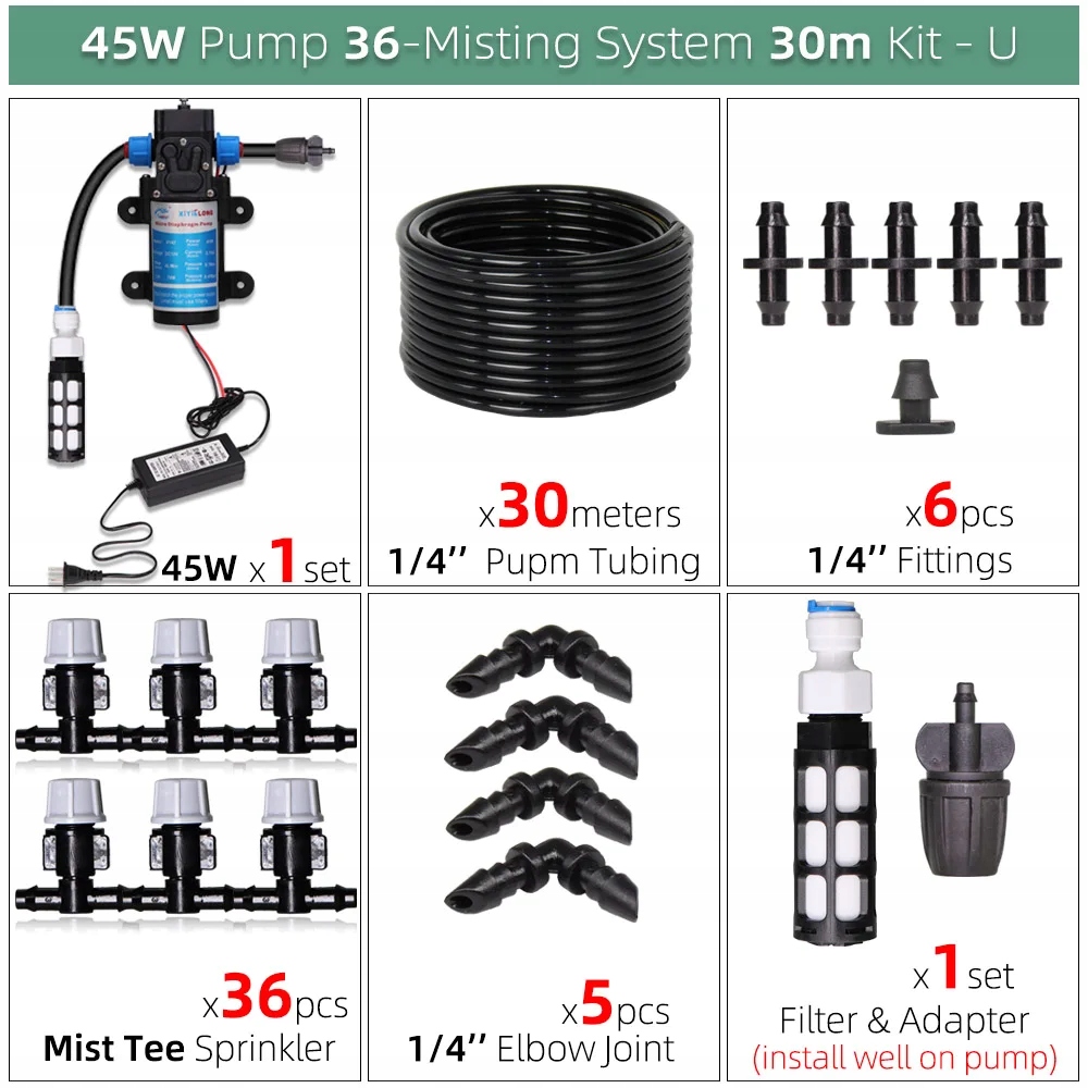 50M-5M DIY system nawadniania kropelkowego automat