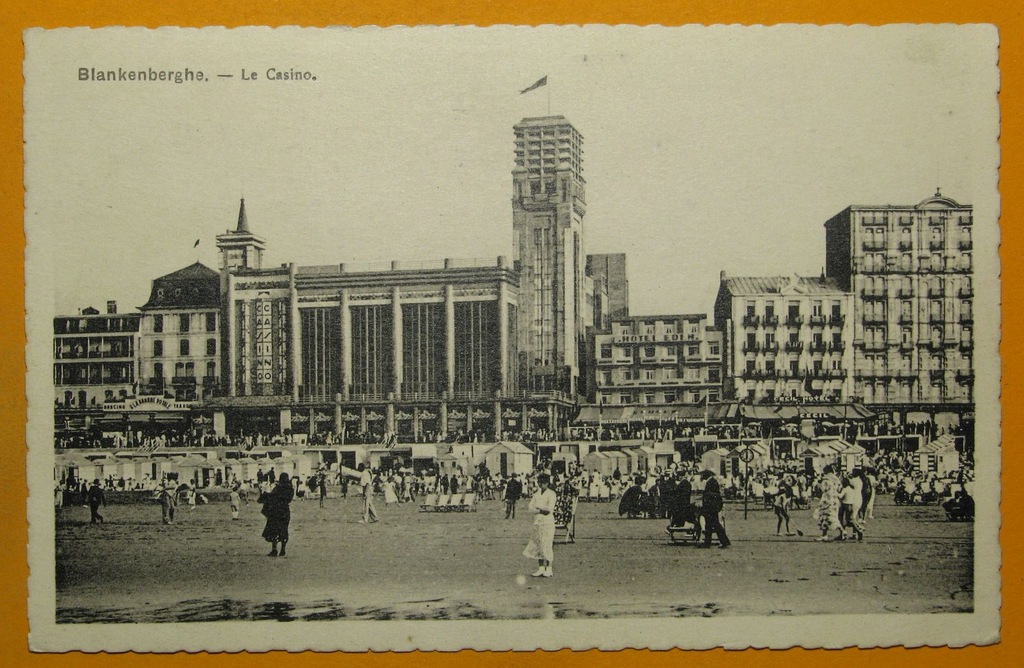 253052, Belgia, Blankenberghe, obieg 1936