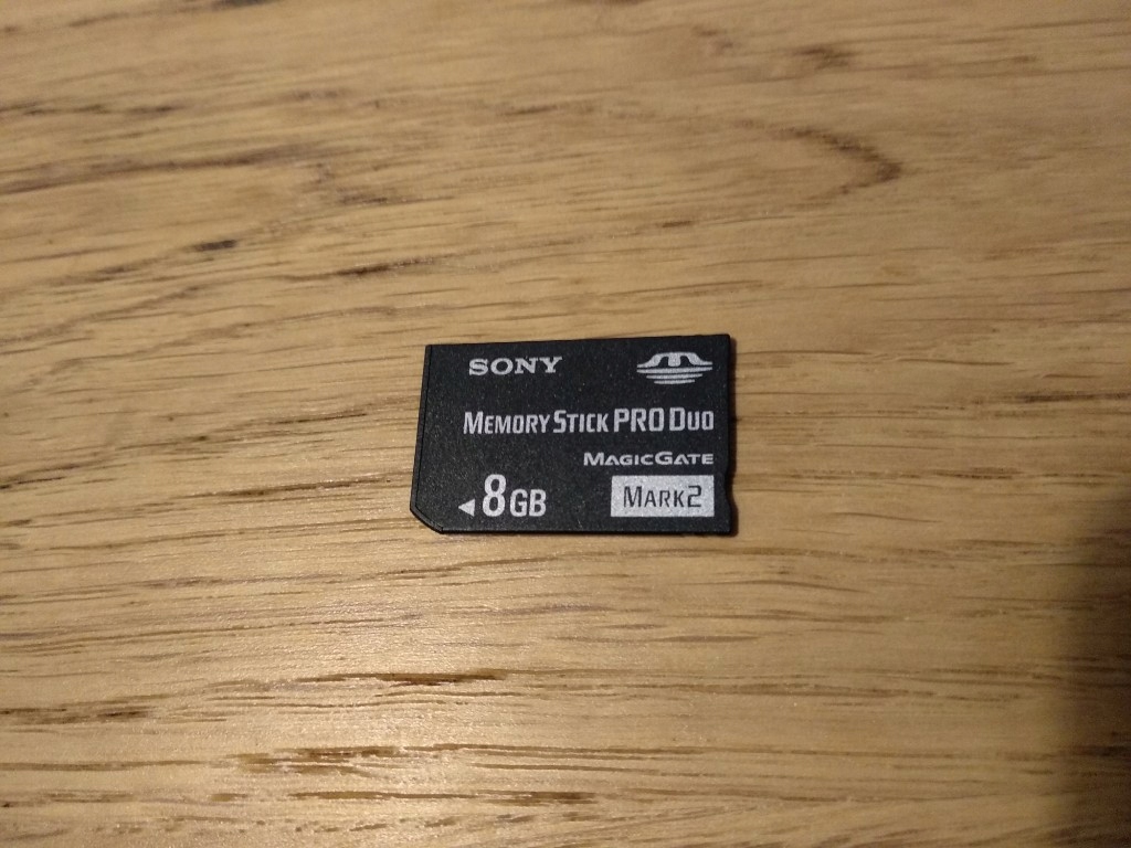 karta pamięci SONY Memory Stick Pro Duo 8 GB PSP