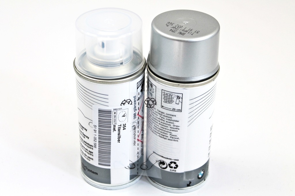 BMW LAKIER SPRAY TITANSILBER METALLIC 354 ORYGINAŁ 8441662249 oficjalne archiwum Allegro