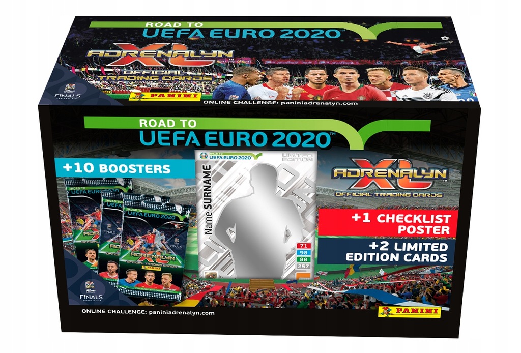 Купить ФУТБОЛЬНЫЕ КАРТОЧКИ ROAD EURO 2020 ПОДАРОЧНАЯ КОРОБКА LIMITED: отзывы, фото, характеристики в интерне-магазине Aredi.ru