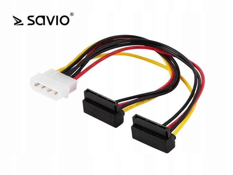 SAVIO AK-19 Kabel zasilający IDE MOLEX - 2 x SATA