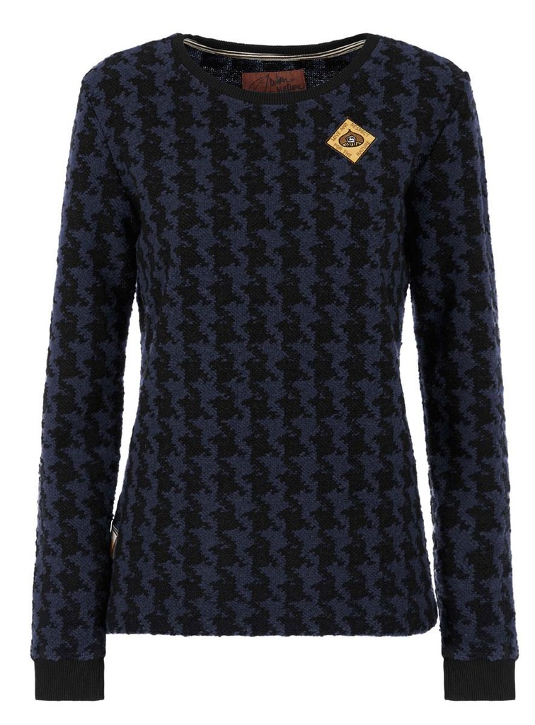 E9 SOPHIA sweter blue/black roz. S