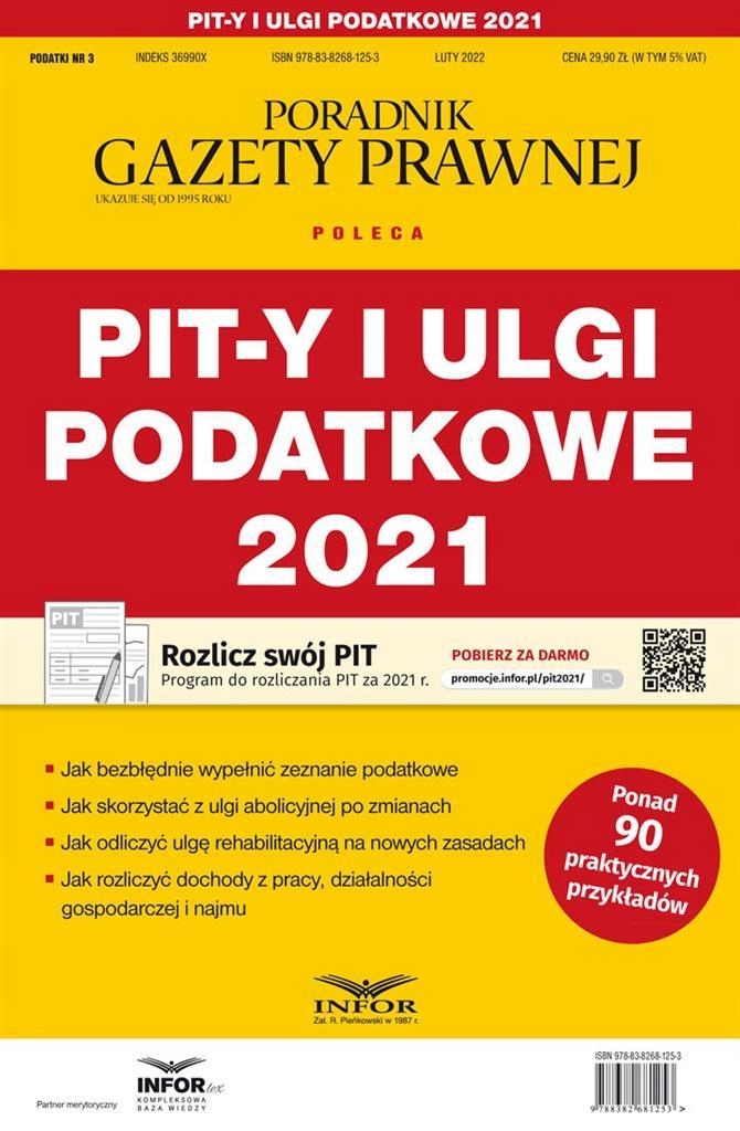 PITY I ULGI PODATKOWE 2021. PODATKI 3/2022