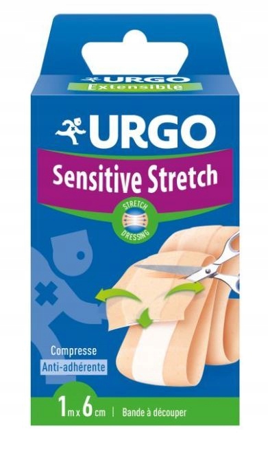 Urgo Sensitive Strech plaster do cięcia 1m x 6cm