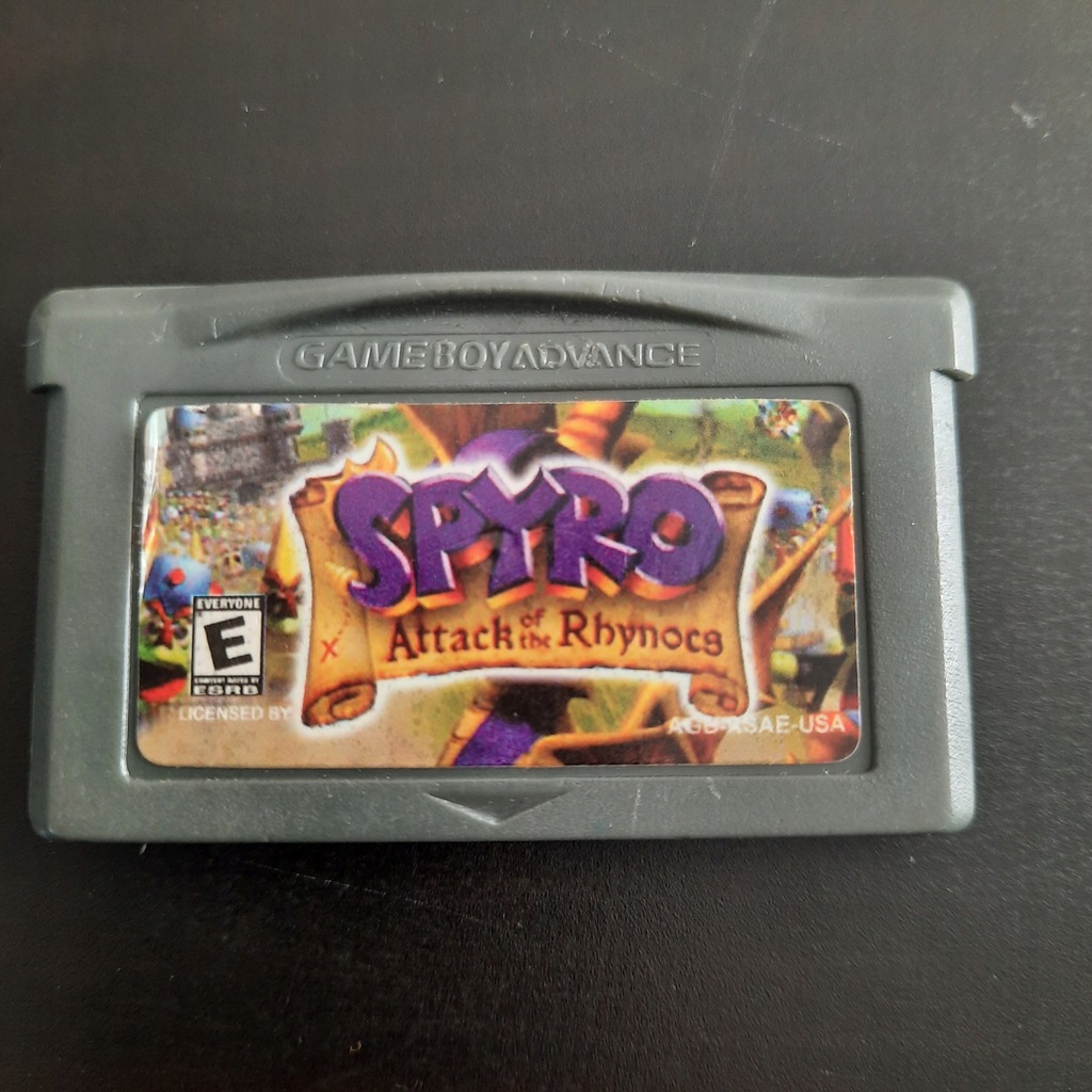 Gra Spyro Attack of the Rhynocs Game Boy Advance