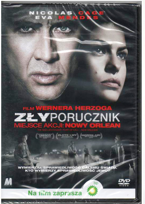 ZŁY PORUCZNIK Nicolas Cage LEKTOR NOWA DVD FOLIA