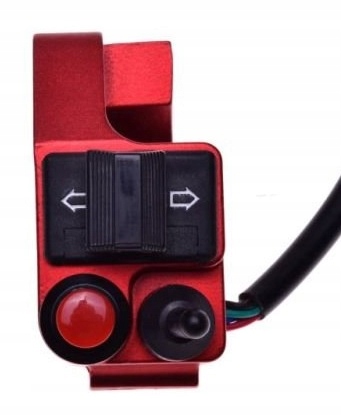 Przełącznik kierunkowskazów lusterko 10 CZERWONY