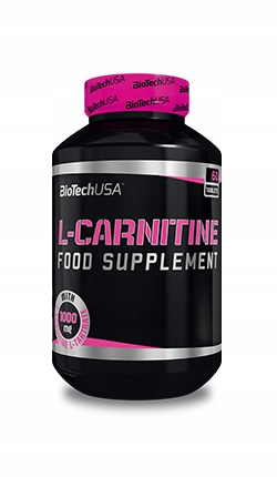 BioTech L-Carnitine 1000mg Spalacz Tłuszczu 60tab