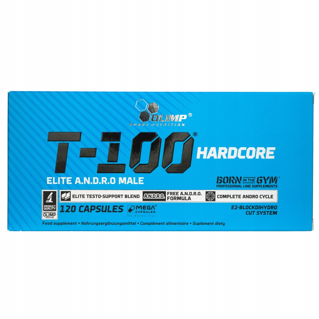 OLIMP T-100 HARDCORE TESTOSTERON LIBIDO ZMA 120KAP