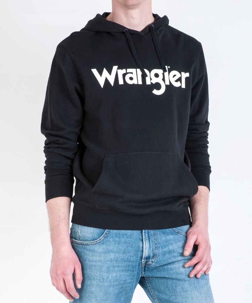 Wrangler LOGO HOODIE W6590HA01 Black M