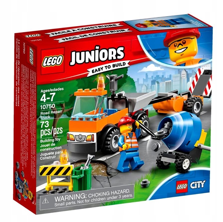 Lego Juniors Samochód robót drogowych 10750 7862403967