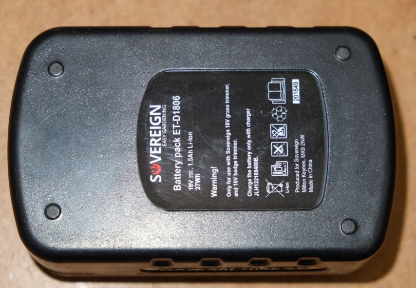 sovereign 18v battery