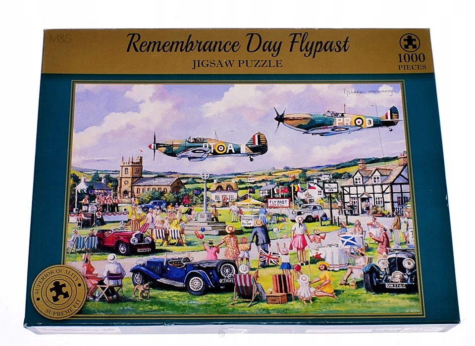 6364-7 REMEMBRANCE DAY FLYPAST... a#f PUZZLE 1000