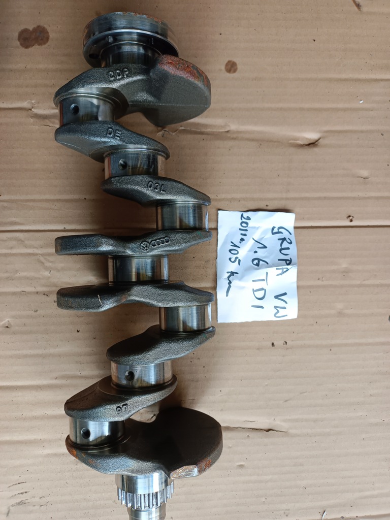 WAŁ KORBOWY 1.6 TDI CAY 03L VOLKSWAGEN SKODA SEAT AUDI