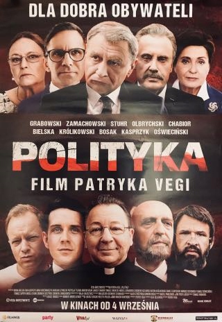 Polityka plakat filmowy - Patryk Vega - 8463141003 - archiwum Allegro