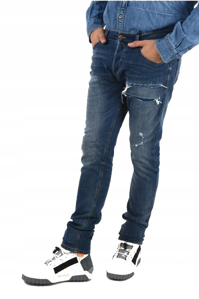 DIESEL MĘŻCZYZN NIEBIESKI JEANSY 32 DENIM