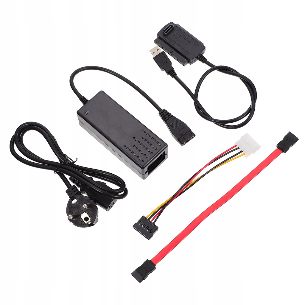 1 Ustaw Adapter kablowy USB 2.0 do SATA Kabel