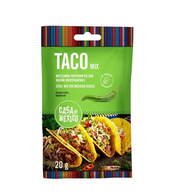 Casa de Mexico Spice Tacos Mix Przyprawa 20 g