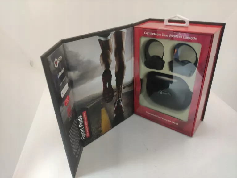 SŁUCHAWKI BLUETOOTH POM SPORTS PODS CZARNE KOMPLE 12132845222