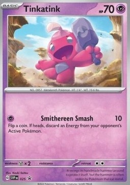 Karty Pokemon PROMO (SVP 025) Tinkatink