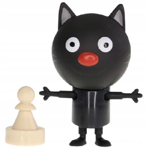KOT czarny figurka z bajki KID e CATS Kot-o-ciaki
