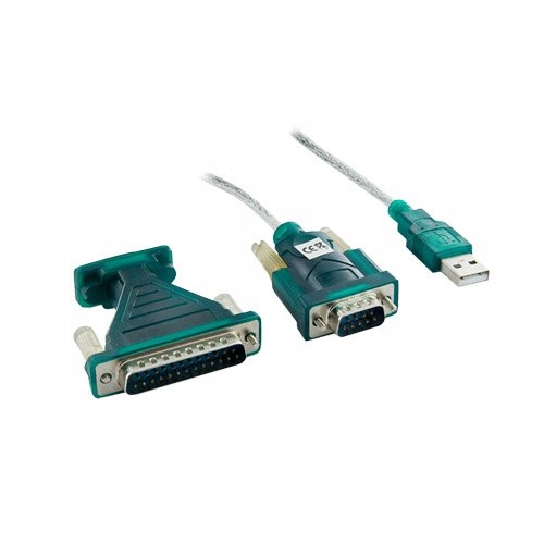 Adapter USB2.0 do RS232 DB9M DB25M