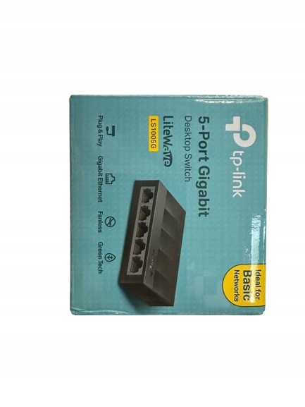 SWITCH TP-LINK LS1005G ENERGOOSZCZĘDNY GIGOW