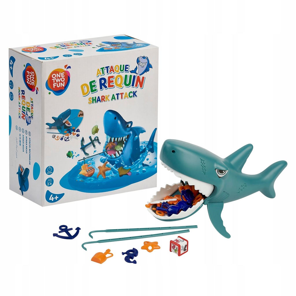 One Two Fun Gra Zręcznościowa Gryzący Rekin - 12868700063 - oficjalne ...