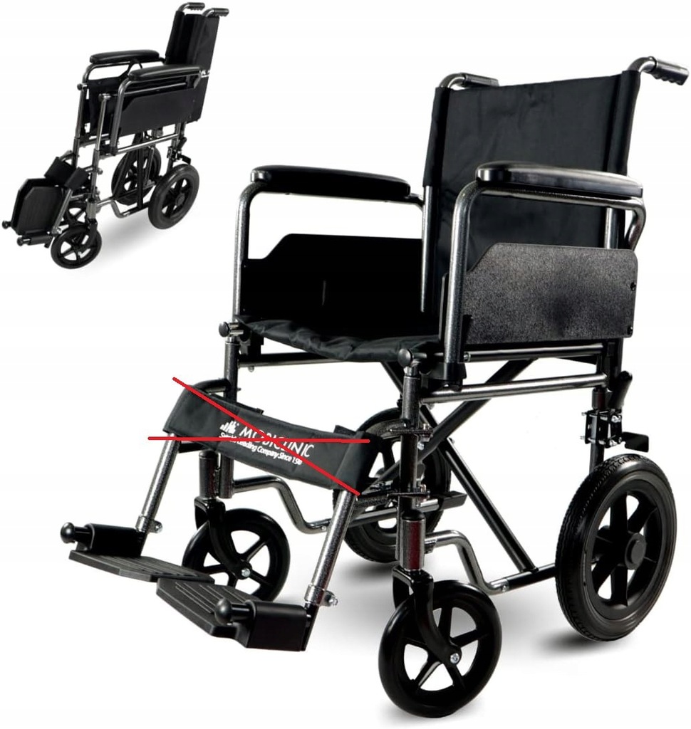 Wózek inwalidzki ręczny Mobiclinic SEVILLA S230
