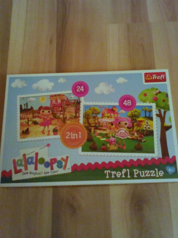 Puzzle Lalaloopsy 2 w 1 firmy Trefl, polecam!