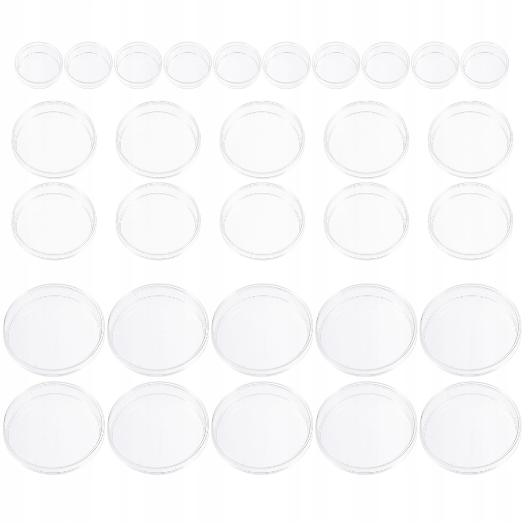 30 sztuk sterylnychek Petriego plastikowych szalek