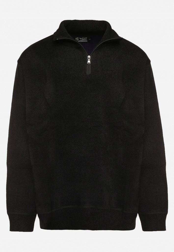 Born2Be Czarny Golf męski 6XL Zimowy