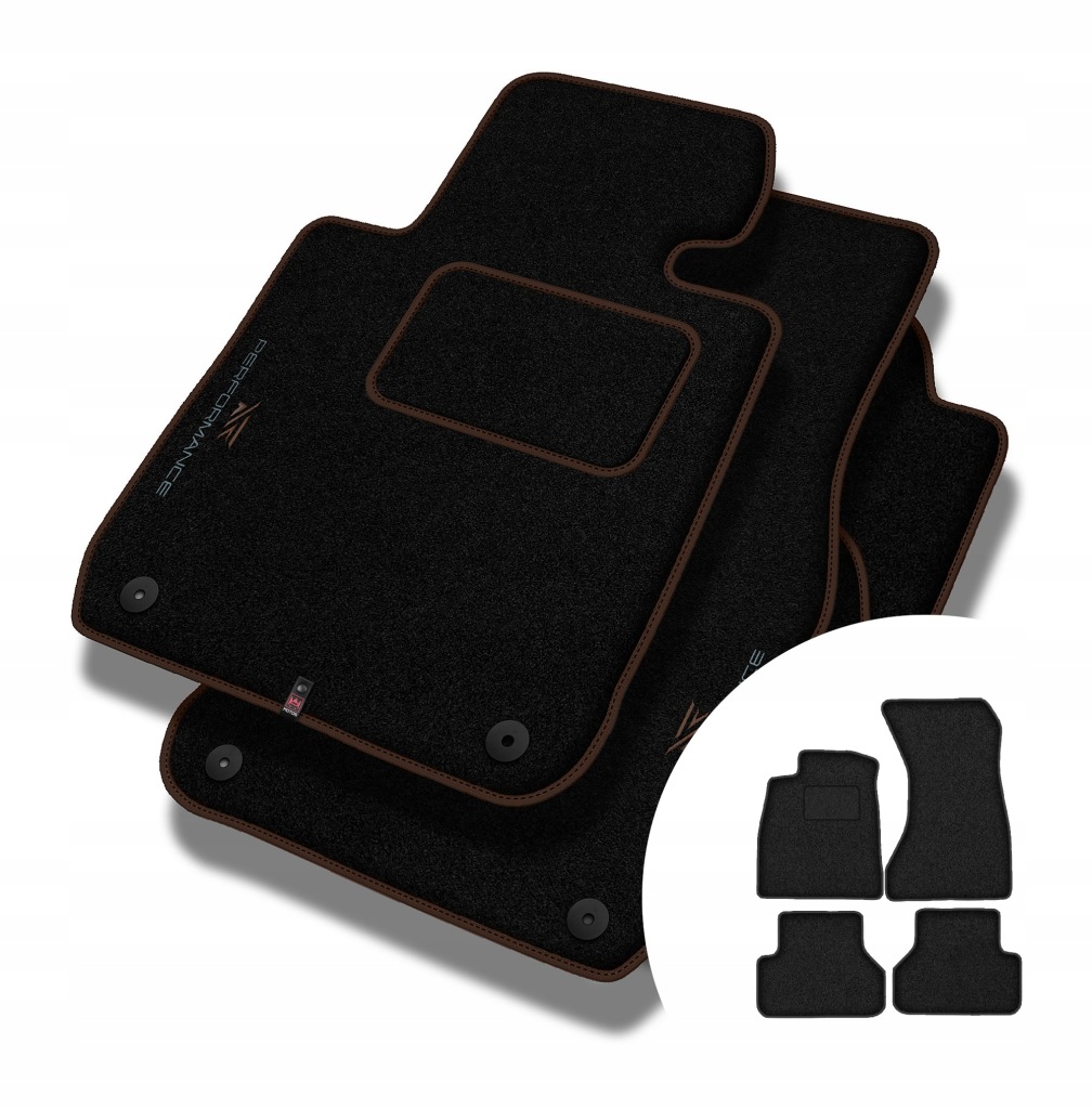 Dywaniki welurowe PERFORMANCE do Audi A4 B9 od 2015