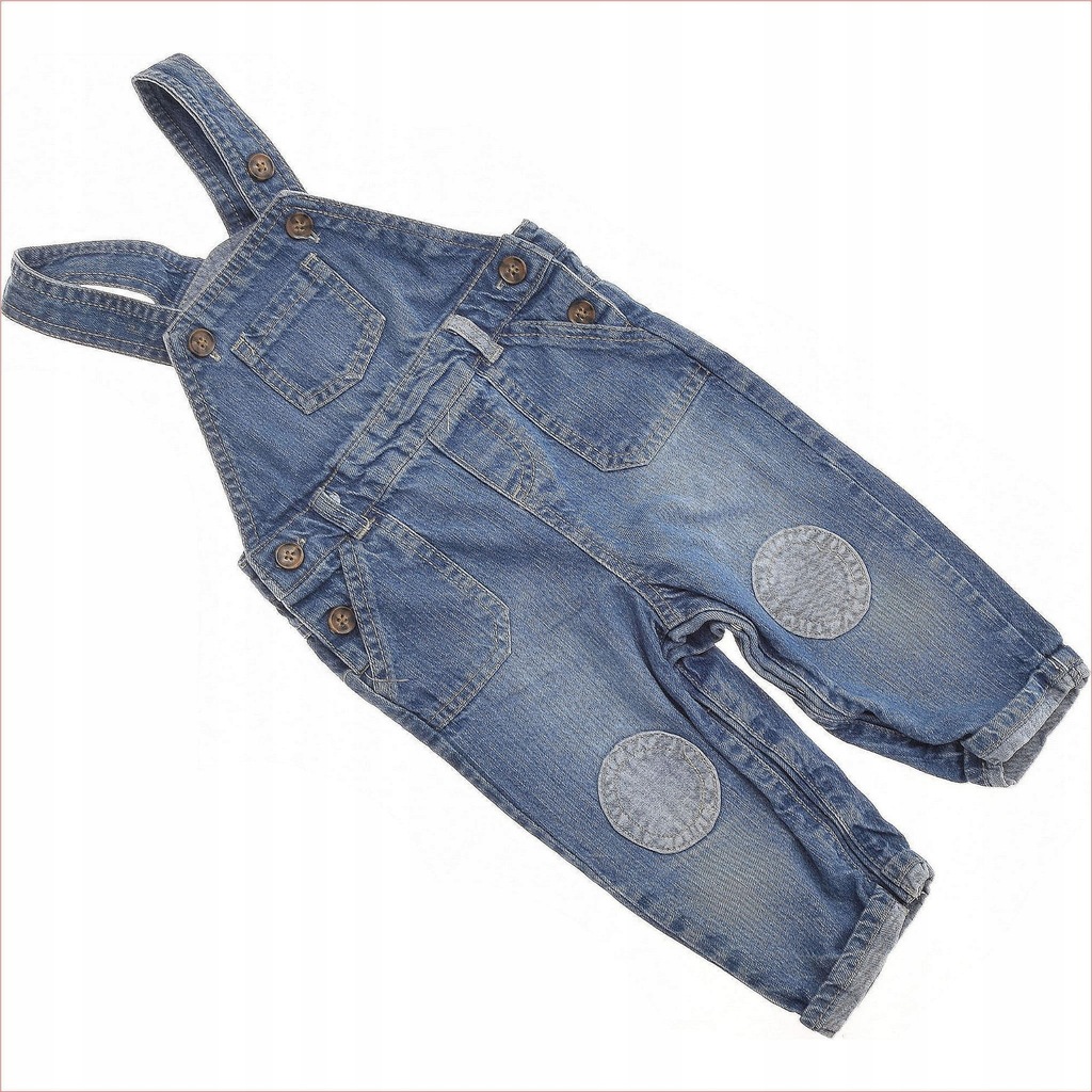 EARLY D spodnie chłopięce Jeansowe Ogrodniczki 80