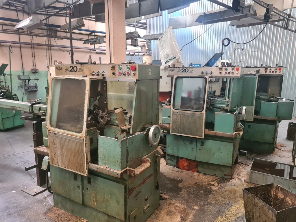Automat tokarski krzywkowy MAS A20B F/VAT