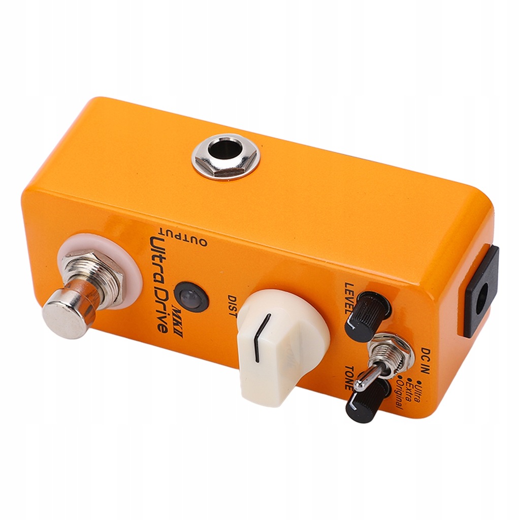 Ultra Drive Distortion Pedal Metal Mini Effect 3