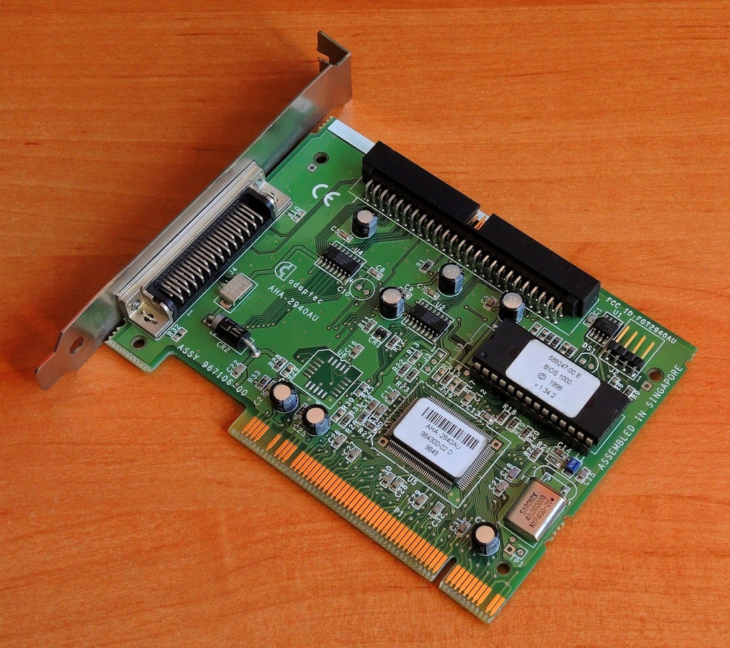 KONTROLER ADAPTEC AHA-2940AU SCSI PCI 50-PIN 8163915831 oficjalne  archiwum Allegro